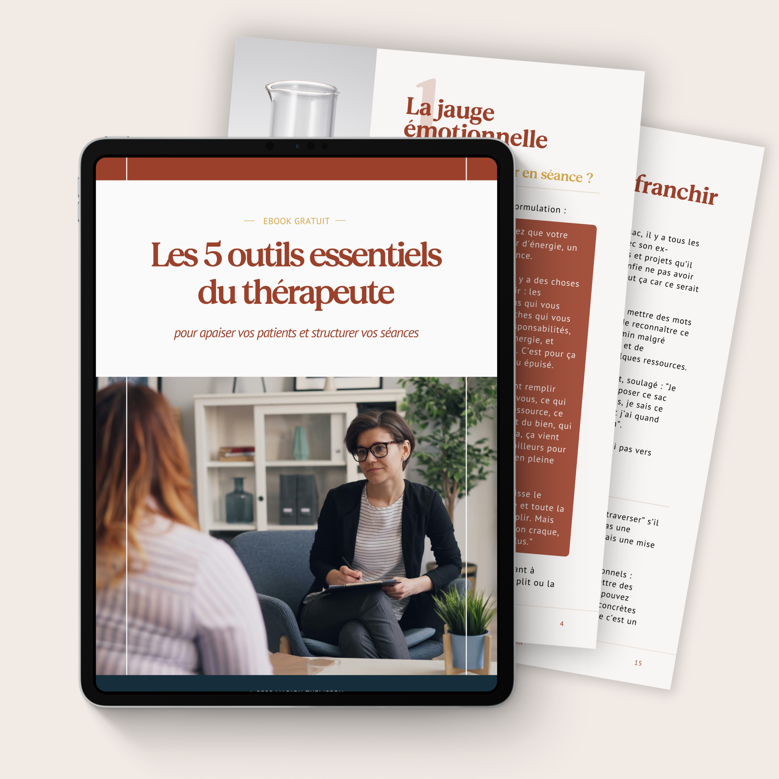 Ebook 5 outils du thérapeute Psychologue exercices patients